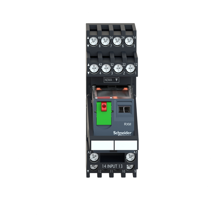Schneider Electric RXM2AB2B7PVM Harmony Rxm Relay Module,2C/O 10A 24Vac Pack of 30