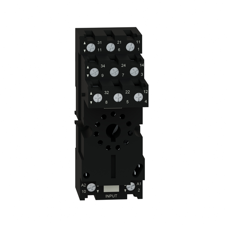 Schneider Electric RUZSC3M Separated Conn Socket For Rumc3 Pack of 10