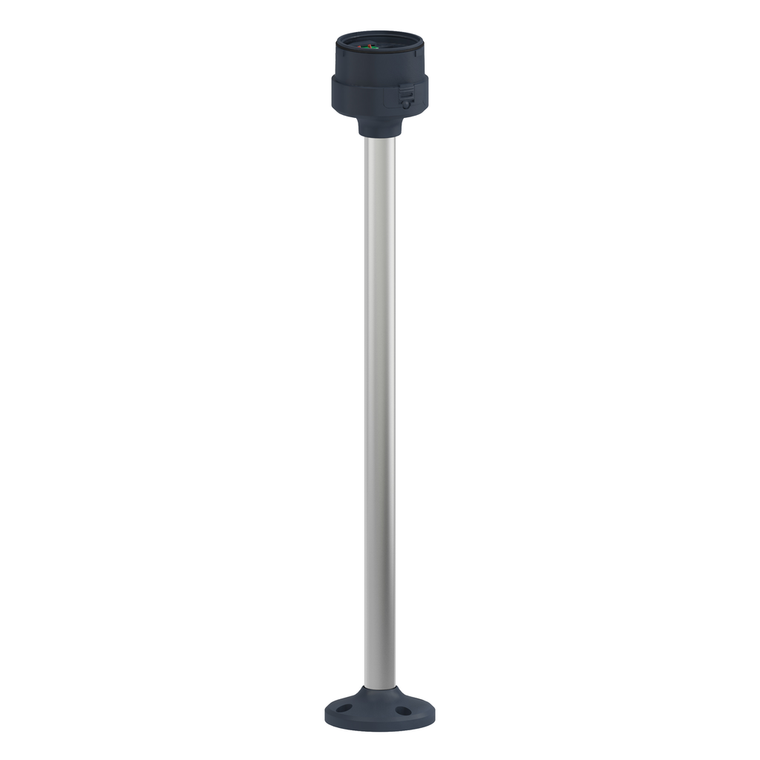 Schneider Electric XVUZ400 Fixing Plate With 400Mm Pole, Black