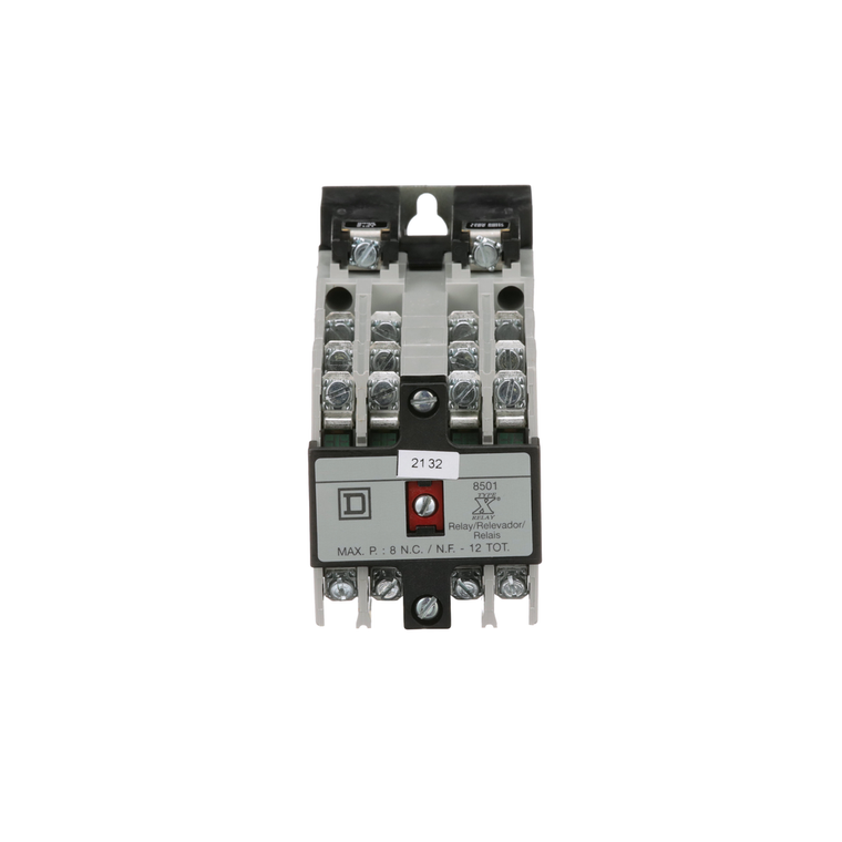Schneider Electric 8501XO1200V02 Relay 600Vac 10Amp Nema +Options