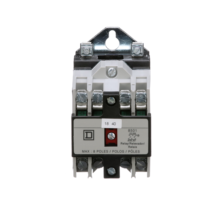 Schneider Electric 8501XDO40V62 Relay 600Vac 10Amp Nema +Options