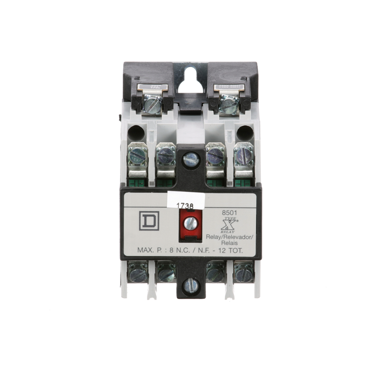 Schneider Electric 8501XO40V02 Relay 600Vac 10Amp Nema +Options