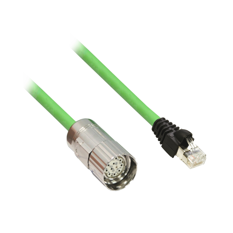 Schneider Electric VW3E2094R200 Encoder Cable Sincos Sh To Lxm, Ul, 20,0