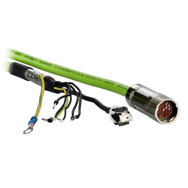 Schneider Electric VW3ED143R050 Cable Dsl Omc Sh3, 1.5Mm2, 5 M, M23