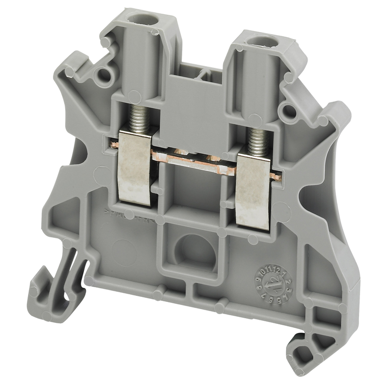 Schneider Electric NSYTRV22 Screw Terminal Feedthrough, 2Pts,2.5Mma Pack of 50
