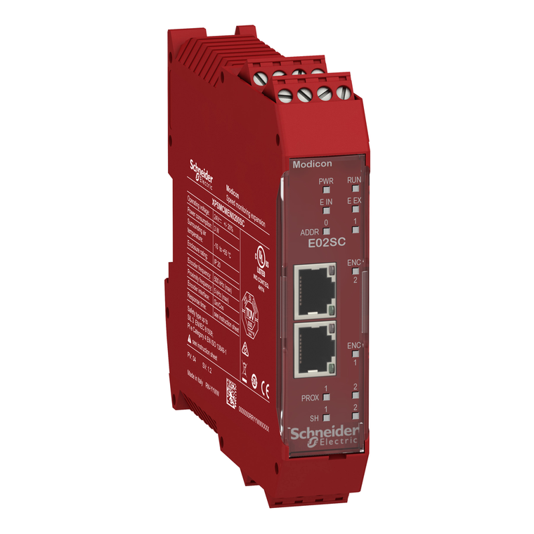 Schneider Electric XPSMCMEN0200SC Speed Mon. 2 Sin/Cos Exp. Screw Term