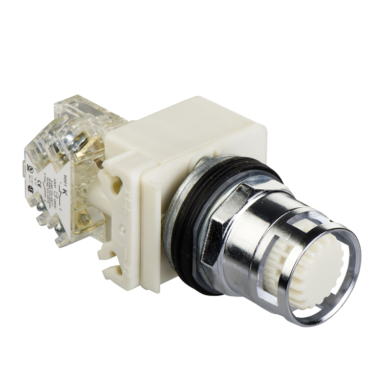 Schneider Electric 9001K3L35WH5 Push Button 600Vac 10A 30Mm T-K