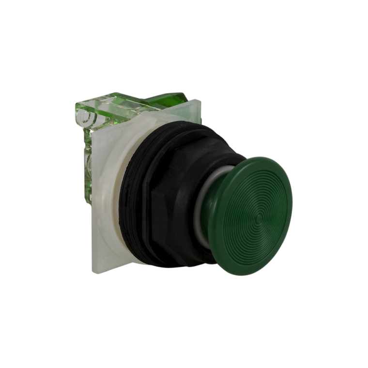 Schneider Electric 9001SKR4GH5 Pushbutton 600Vac 10Amp 30Mm Sk +Options