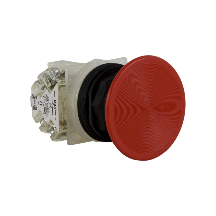 Schneider Electric 9001SKR4RH5 Pushbutton 600Vac 10Amp 30Mm Sk +Options