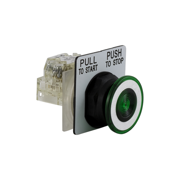 Schneider Electric 9001SKR9GH13 Pushbutton 600Vac 10Amp 30Mm Sk +Options
