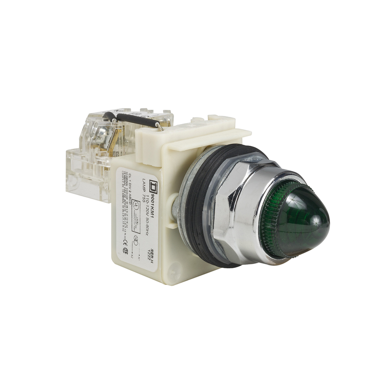 Schneider Electric 9001KT1G9 Pilot Light 120Vac 30Mm Type K +Options