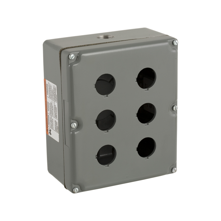 Schneider Electric 9001KY6 30Mm Control Station 6Hole Aluminum