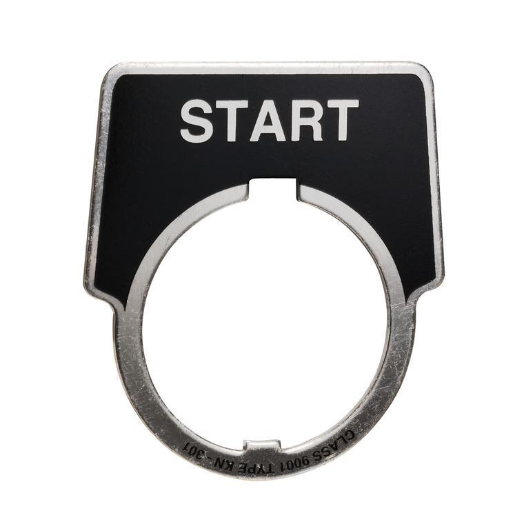 Schneider Electric 9001KN299 Push Button Legend Plate 30Mm T-K