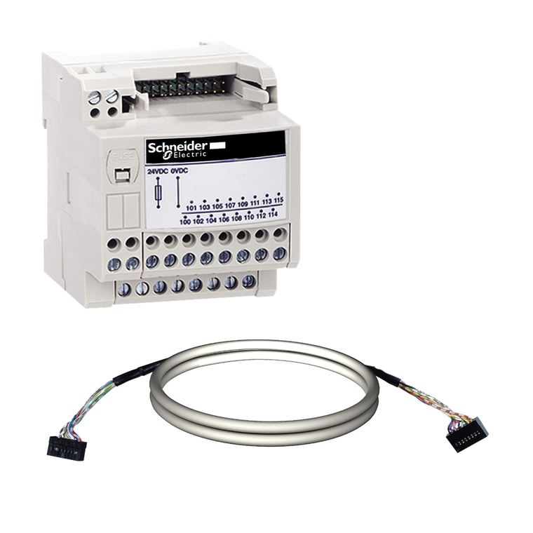 Schneider Electric ABE7H20E100 Wir Bas 16Es Cord Te 1