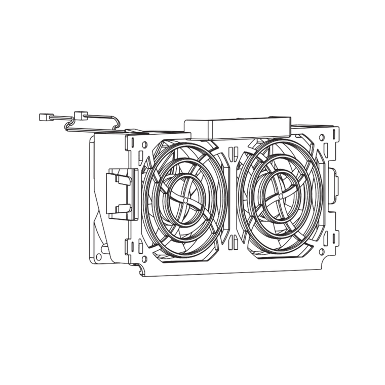 Schneider Electric VX5VPS3001 Power Eltectronic Fan Dc24V D80X38Mm
