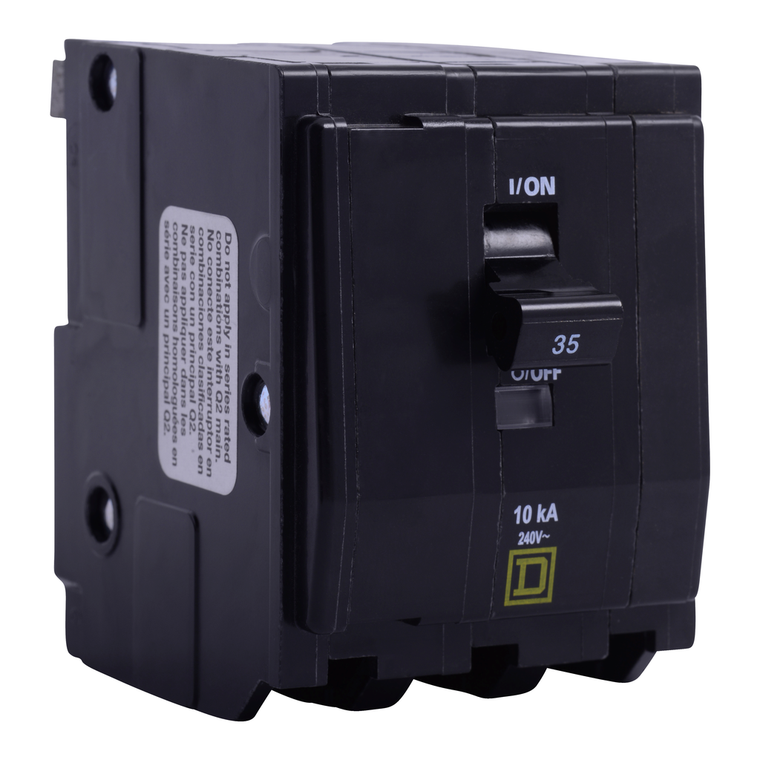 Schneider Electric QOB3355238 Miniature Circuit Breaker 240V 35A