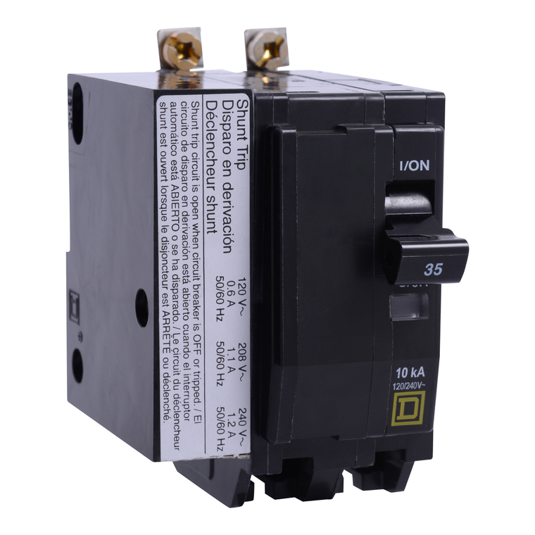 Schneider Electric QOB2451021 Miniature Circuit Breaker 120/240V 45A