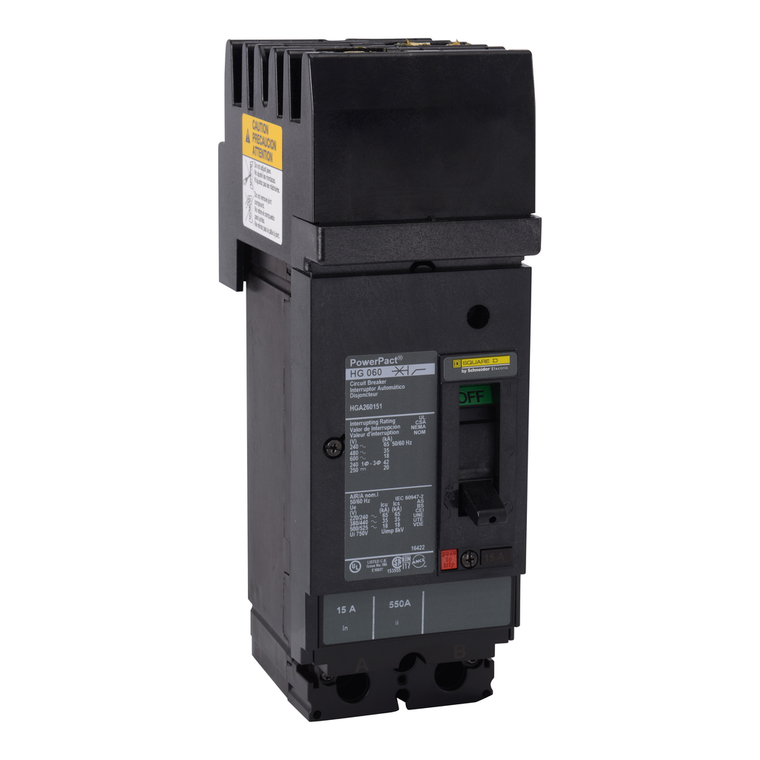 Schneider Electric HGA261501 Molded Case Circuit Breaker 600V 150A