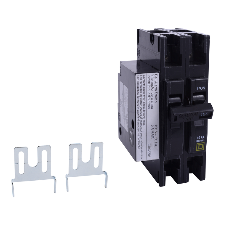 Schneider Electric QOU2602100 Miniature Circuit Breaker 120/240V 60A