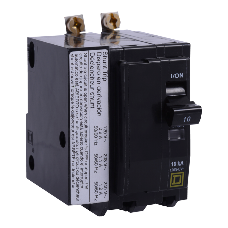 Schneider Electric QOB2205252 Miniature Circuit Breaker 120/240V 20A