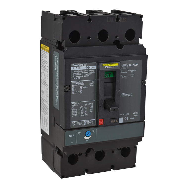 Schneider Electric JJM36150 Molded Case Circuit Breaker 600V 150A