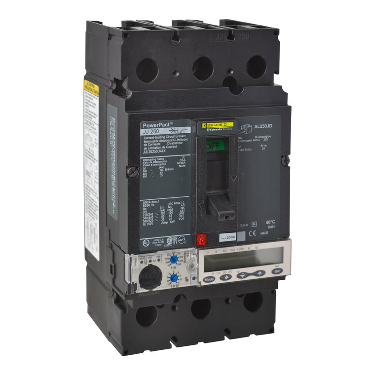 Schneider Electric JJL36250U44X Molded Case Circuit Breaker 600V 250A