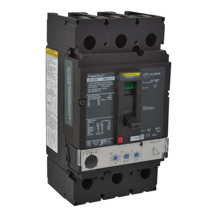 Schneider Electric JRL36250U31X Molded Case Circuit Breaker 600V 250A