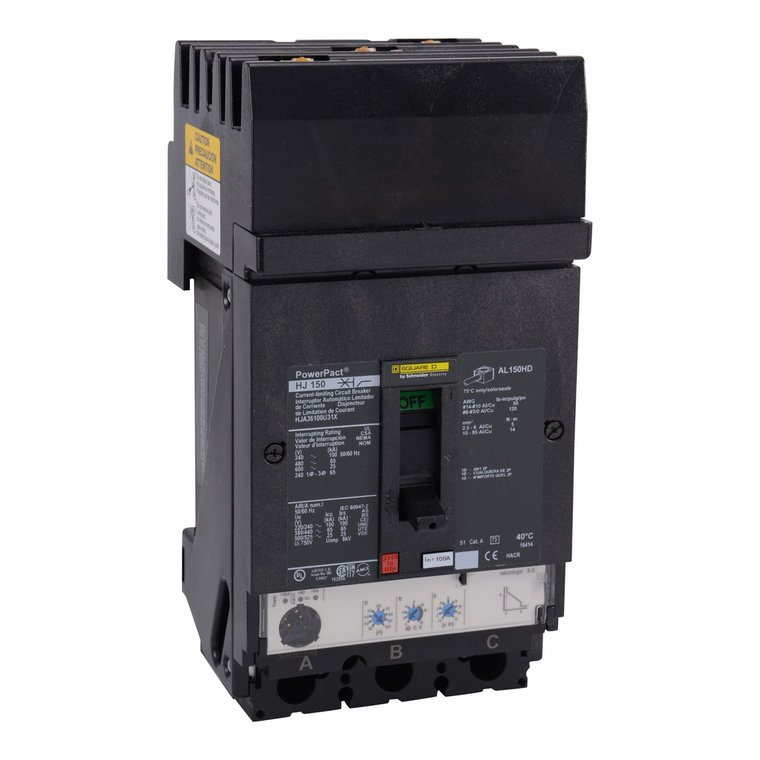 Schneider Electric HJA36100U31X Molded Case Circuit Breaker 600V 100A