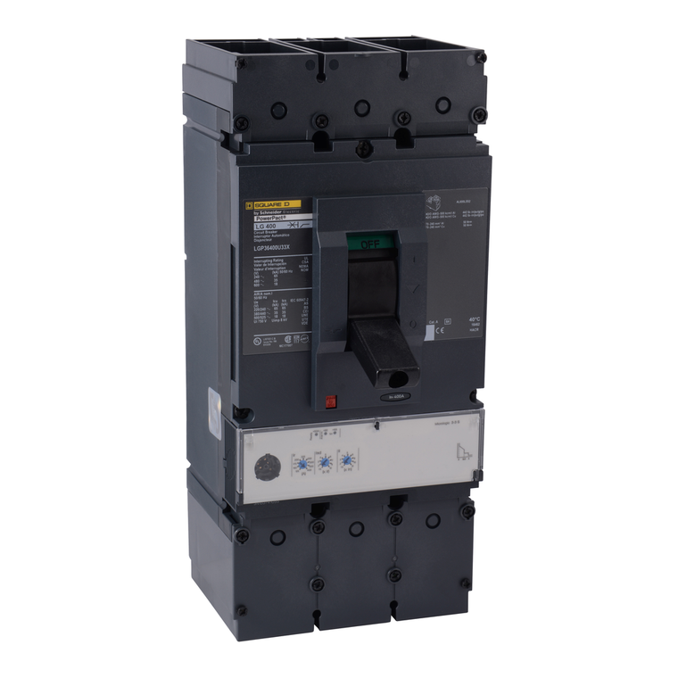 Schneider Electric LGP36400CU33X Molded Case Circuit Breaker 600V 600A