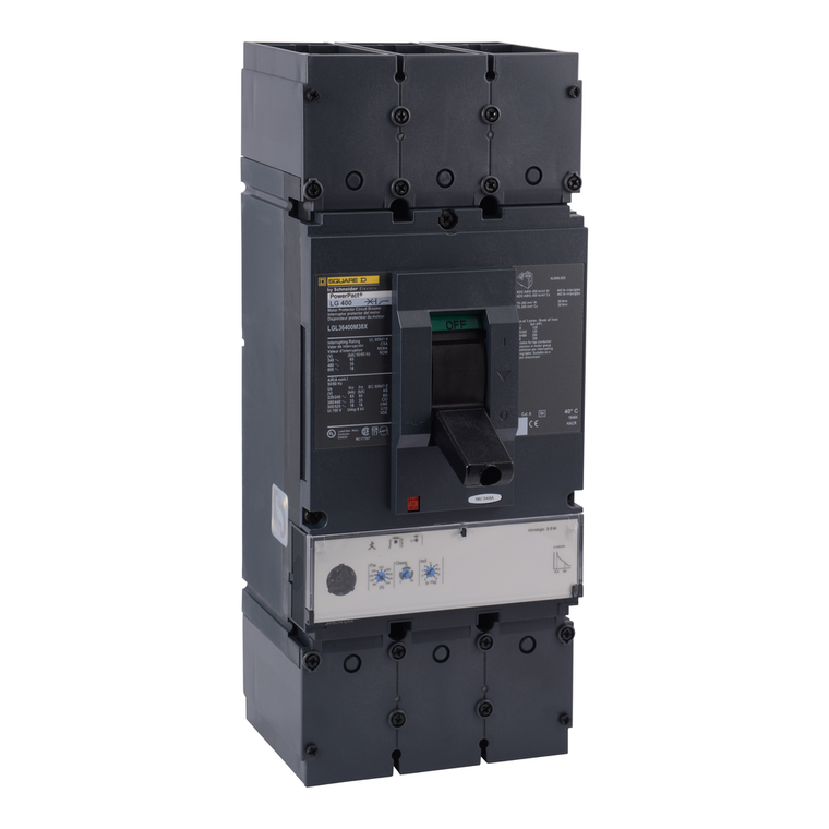 Schneider Electric LGL36600M38X Molded Case Circuit Breaker 600V 600A