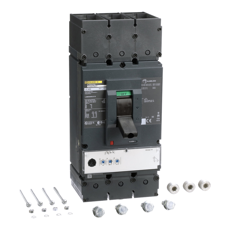 Schneider Electric LGM36600U31X Molded Case Circuit Breaker 600V 400A