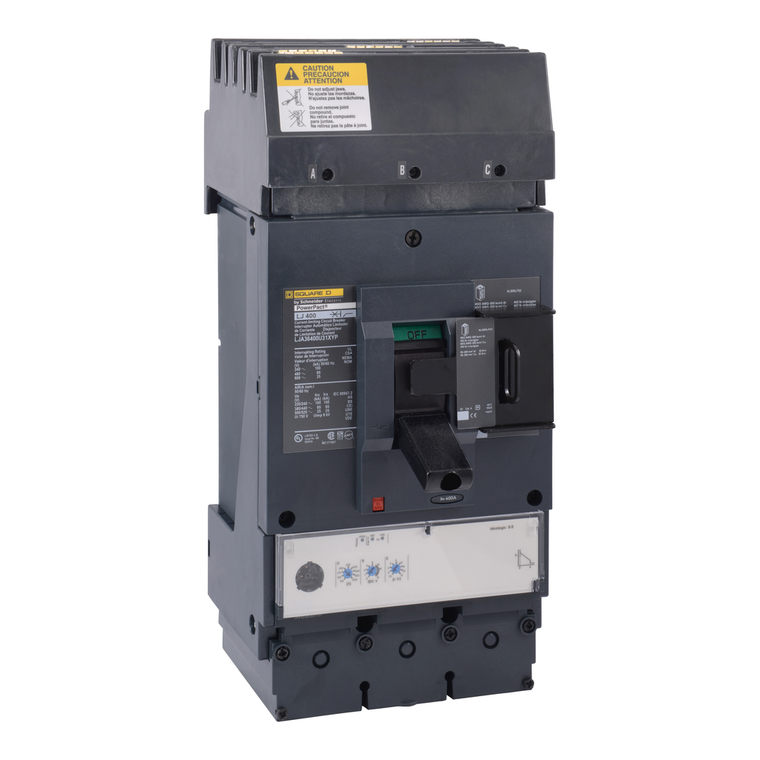 Schneider Electric LJA36400U31XYP Molded Case Circuit Breaker 600V 400A