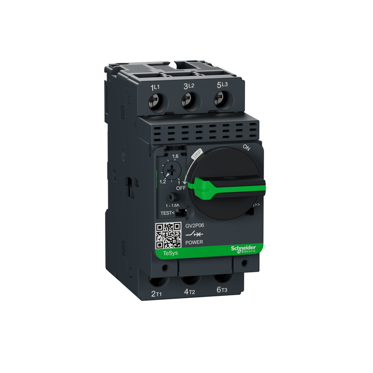 Schneider Electric GV2P06 Tesys Motor Circuit Breaker