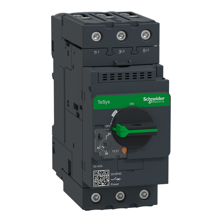 Schneider Electric GV3P40 Tesys Motor Cb Tho/Mag 30-40A Evlk