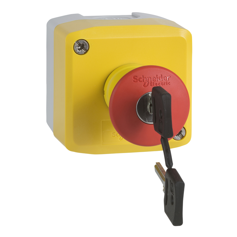 Schneider Electric XALK188H7 Emergency Stop Control Station, Ul
