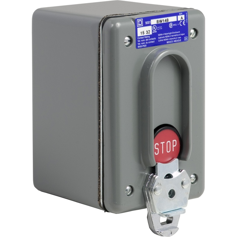 Schneider Electric 9001BW148 Control Station 600Vac 5A T-B