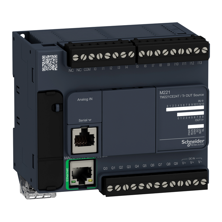 Schneider Electric TM221CE24T Controller M221-24Io Tr.Pnp Ethernet Com