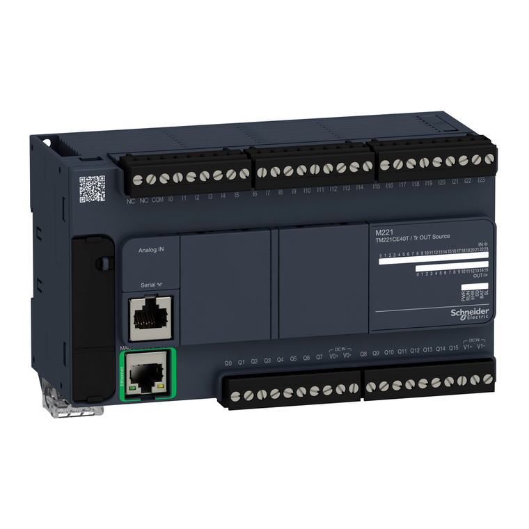 Schneider Electric TM221CE40T Controller M221-40Io Tr.Pnp Ethernet Com