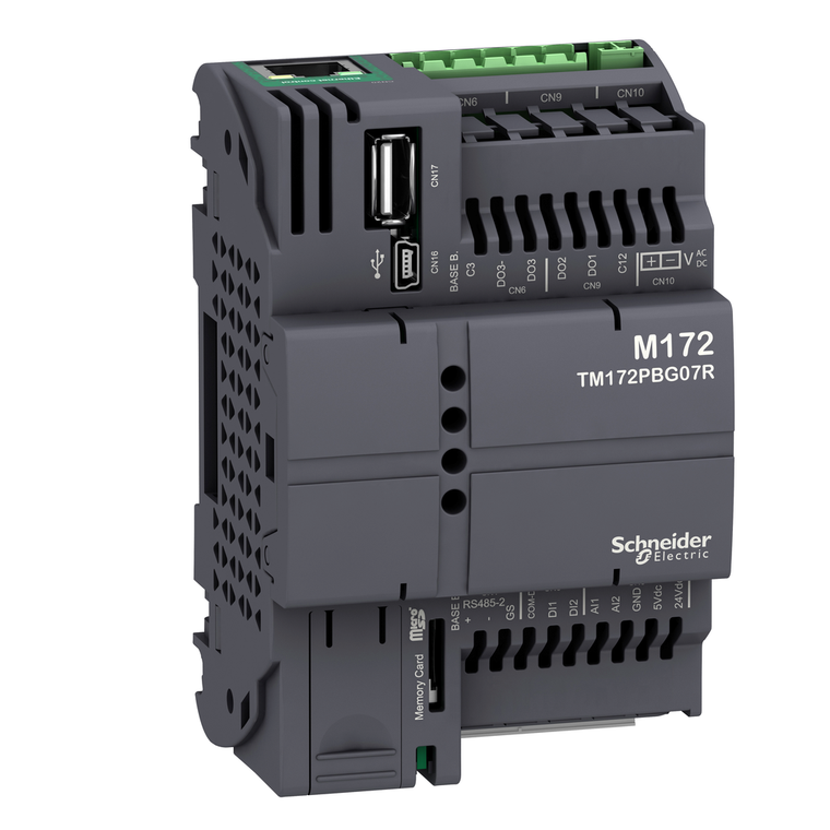 Schneider Electric TM172PBG07R M172 Perf. Blind 7 I/Os, Eth, 2 Rs485