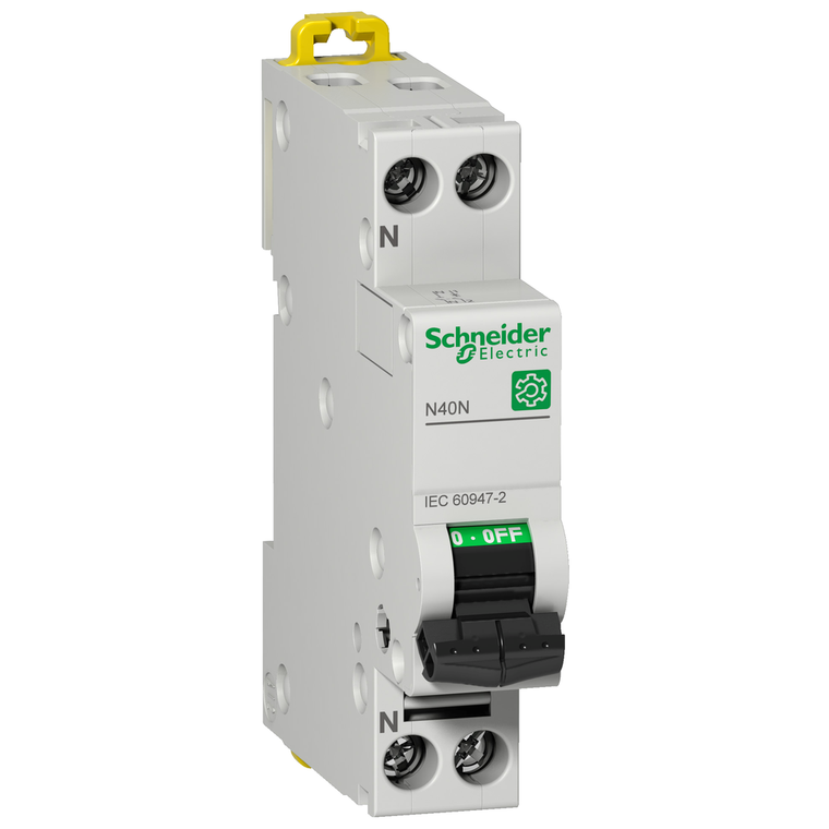 Schneider Electric M9P22604 Multi9 N40N 1P-N 4A C 10Ka 240V Mcb
