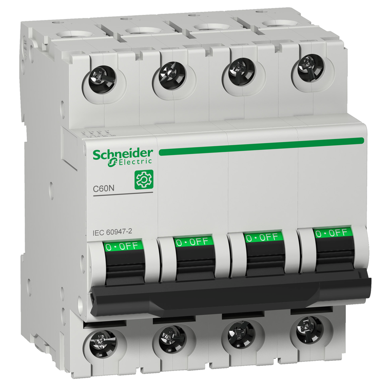 Schneider Electric M9F11403 Multi9 C60N 4P C 3A 10Ka 415V Mcb