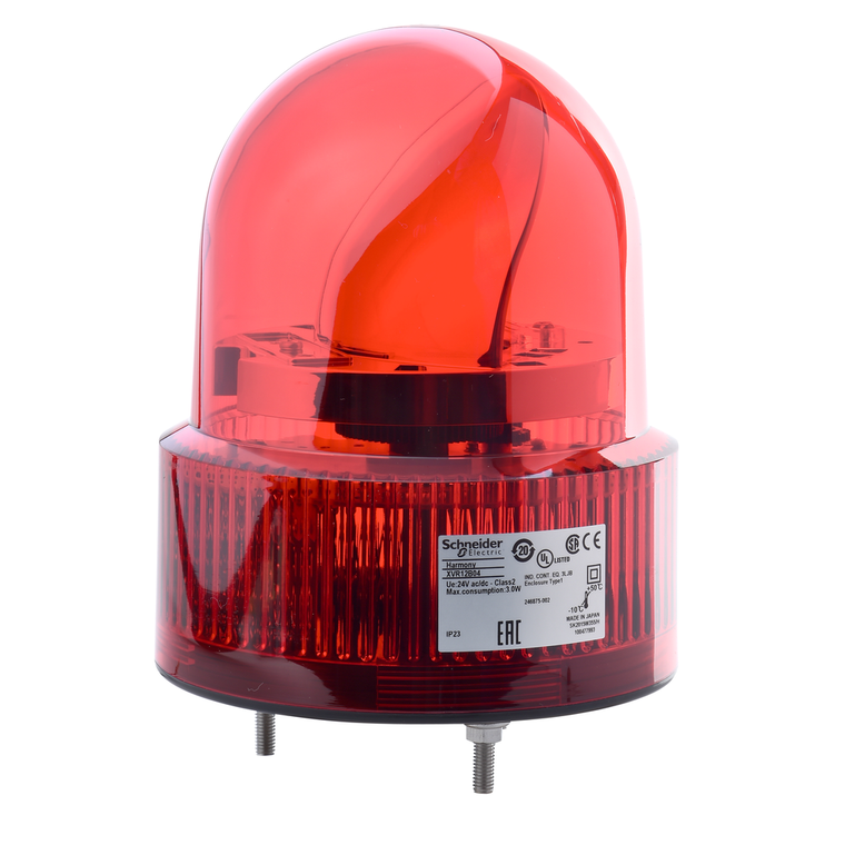 Schneider Electric XVR12B04S Rotating Mirror Beacon Led 120 Mm Buzzer