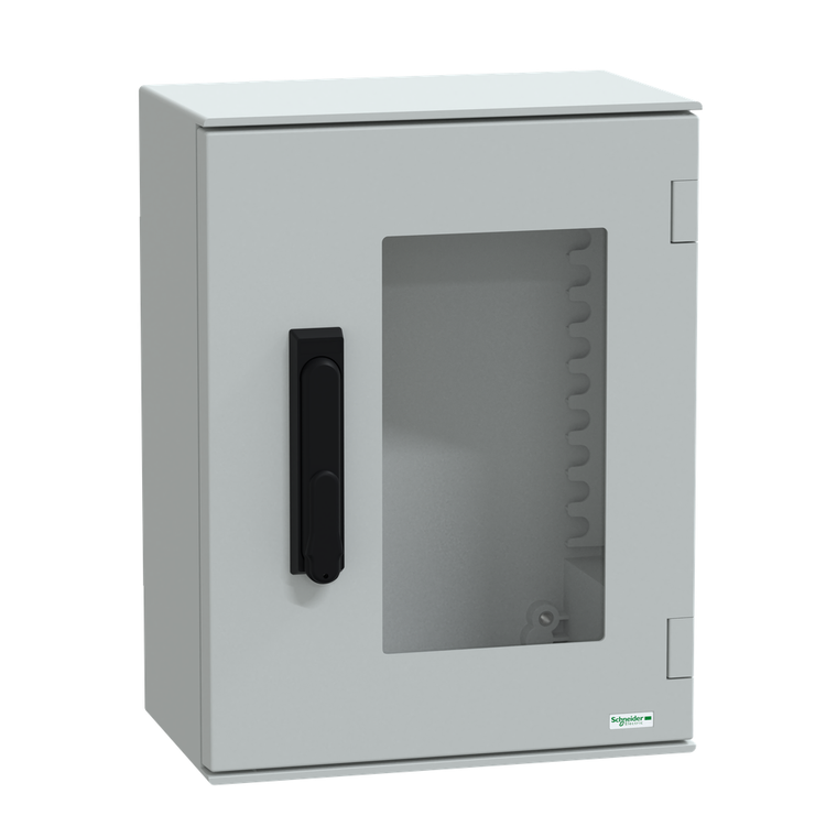 Schneider Electric NSYPLM43TVG 7035 Wm Plm430X330X200Glass 3Lock