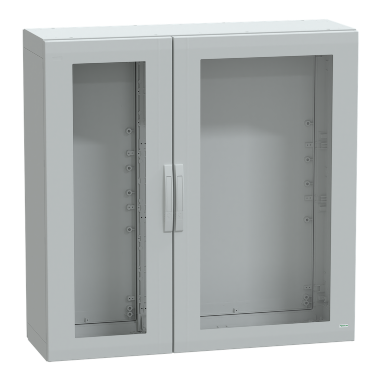 Schneider Electric NSYPLA12124TG 7035 Fs Pol 1250X1250X420 Glazed