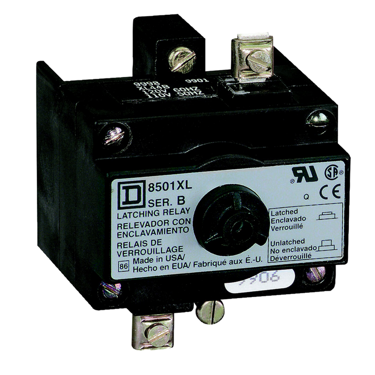 Schneider Electric 8501XLV02 Relay Latch Attachment 120Vac Nema