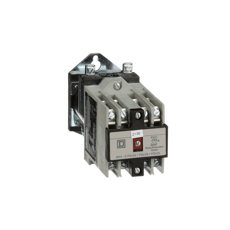 Schneider Electric 8501XDO60V62 Relay 600Vac 10Amp Nema +Options