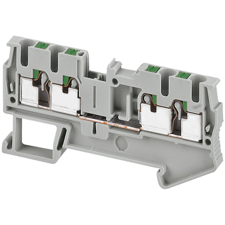 Schneider Electric NSYTRP24 Push-In Terminal, Feed Through, 4 Points Pack of 50
