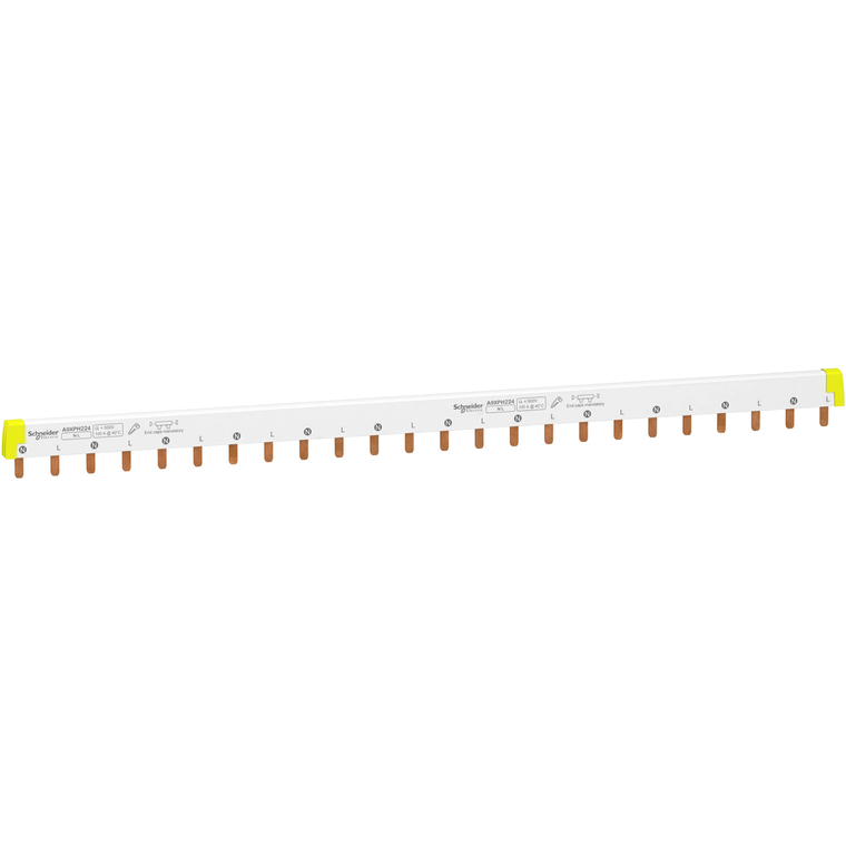 Schneider Electric A9XPH224 Acti9 Comb Busbar 2P 100A 24 Modules Pack of 5