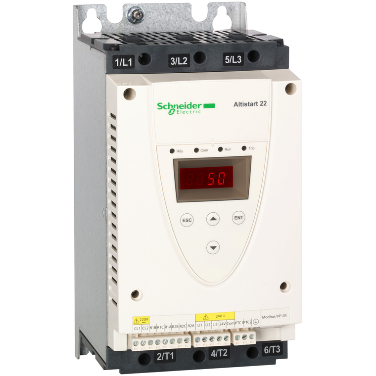 Schneider Electric ATS22D17S6U Electronic Soft Starter Control 110V Pow