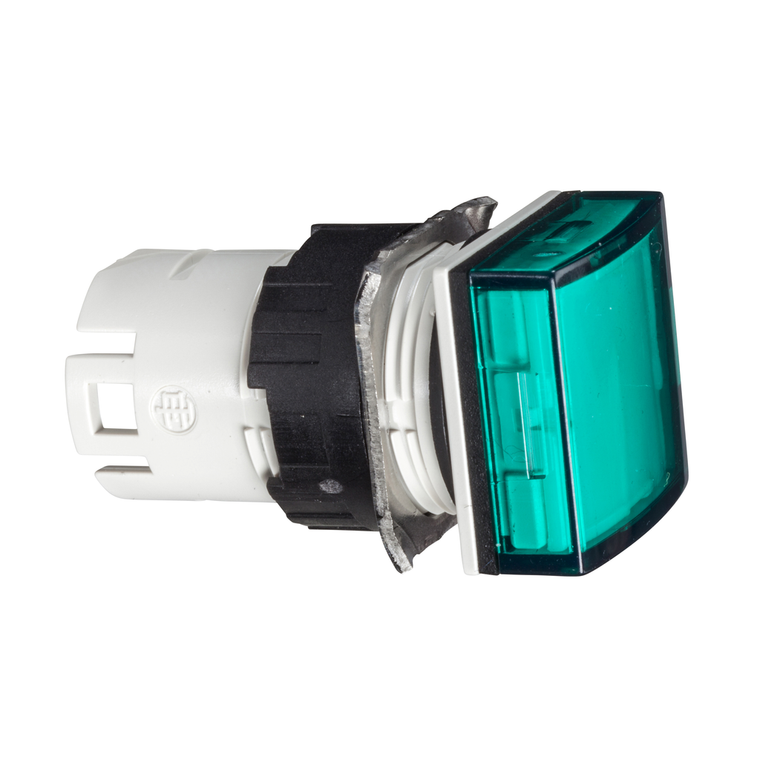 Schneider Electric ZB6CV3 Pilot Light Head Diam 16 Square Green Pl